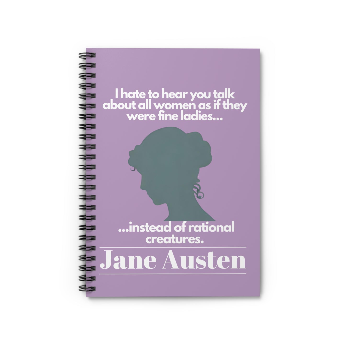 Jane Austen Spiral Notebook - Ruled Line