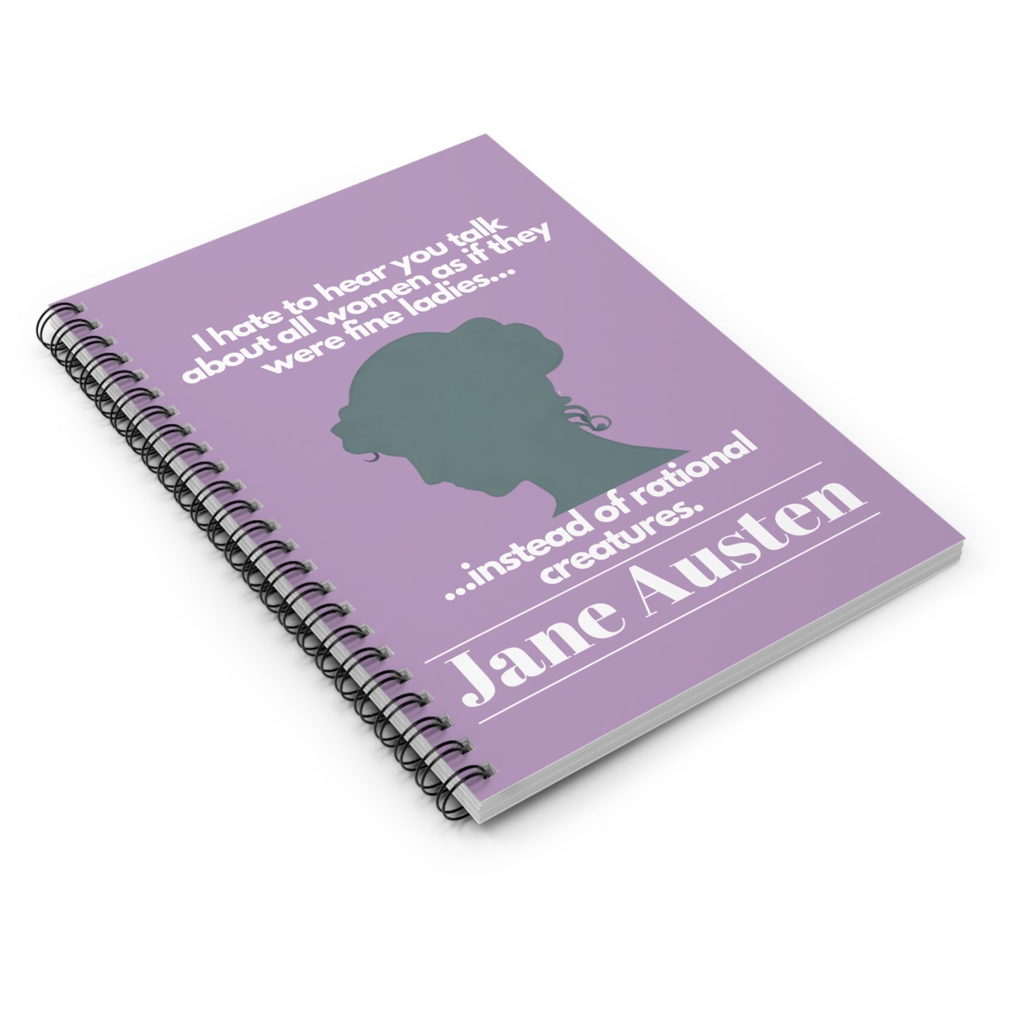 Jane Austen Spiral Notebook - Ruled Line